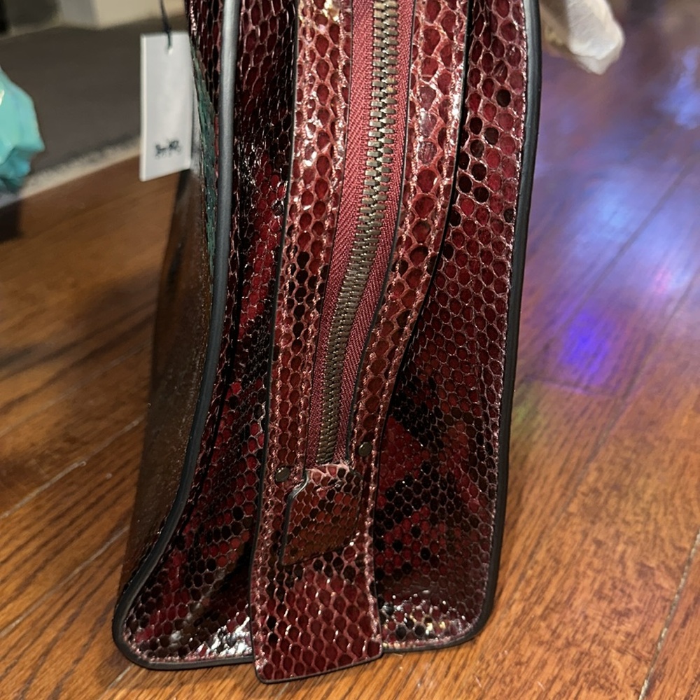 Rogue Bag In Snakeskin, Red, NWT - Picture 13 of 15